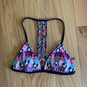 Tie dye bathing suit top pacsun